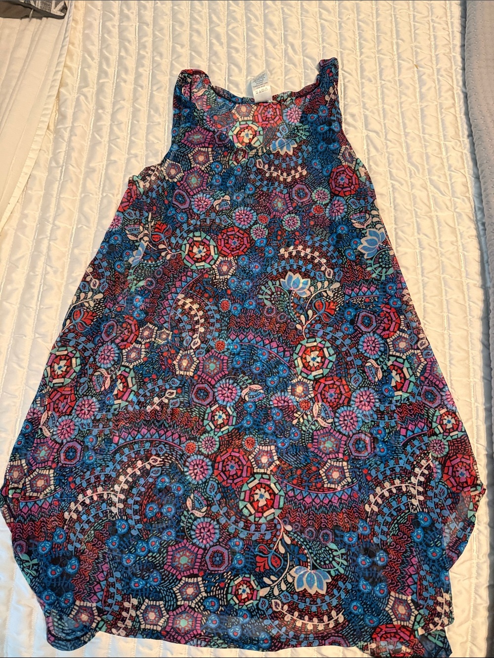 Swims Women’s Multicolor Boho Swim Coverup - Blue, Purple, Pink 14/16